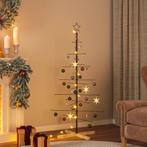 vidaXL Kerstdecoratie kerstboom met houten basis 150 cm, Diversen, Verzenden, Nieuw