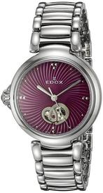 Edox - LaPassion Open Heart - 85025-3M-ROIN - Dames - 2020+, Nieuw