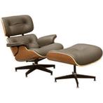 EA670 DD design Lounge stoel met HockerLounge, Nieuw, Verzenden