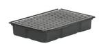 Kunststof lekbak met rooster | 60x44x11 cm, Verzenden