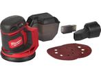 Milwaukee M18 BOS125-0 18V Li-Ion Accu excentrische, Tuin en Terras, Hand-tuingereedschap, Verzenden, Zo goed als nieuw