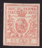 Italiaanse oude staten - Parma 1859 - 15 cent vermiljoen -, Gestempeld