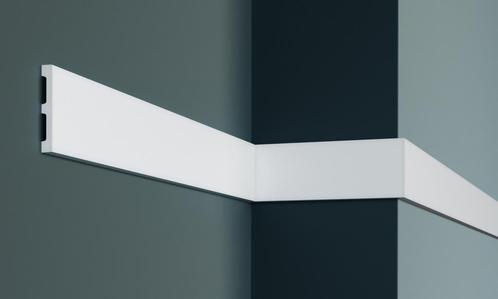Platte plint CR932 / M203 (80 x 11 mm) polyurethaan, Doe-het-zelf en Verbouw, Plinten en Afwerking, Nieuw, Ophalen of Verzenden