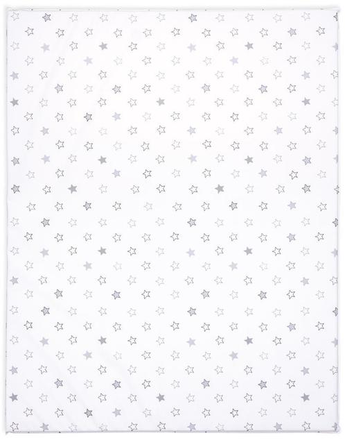 MamaLoes White/Grey Stars Boxdek W-388588, Kinderen en Baby's, Boxen, Nieuw, Verzenden