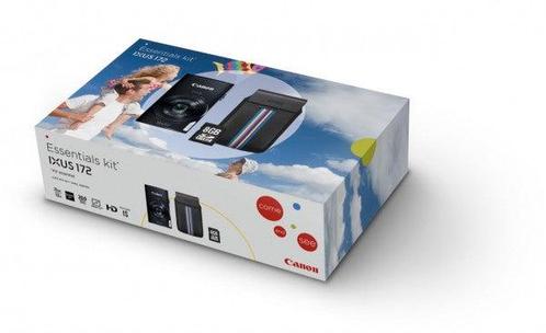 Canon IXUS 172 Digitale Compact Camera - Zwart (In doos), Audio, Tv en Foto, Fotocamera's Digitaal, Zo goed als nieuw, Verzenden