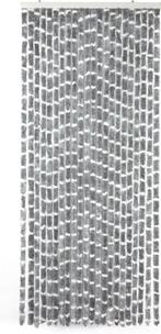 Arisol Chenille Gordijn 56x200 Grijs/Wit, Ophalen of Verzenden, Nieuw