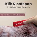 2dekans | Auronic Warmtekussen - Teddy - 45x45 - Draadloos -, Huis en Inrichting, Woonaccessoires | Kussens, Ophalen of Verzenden