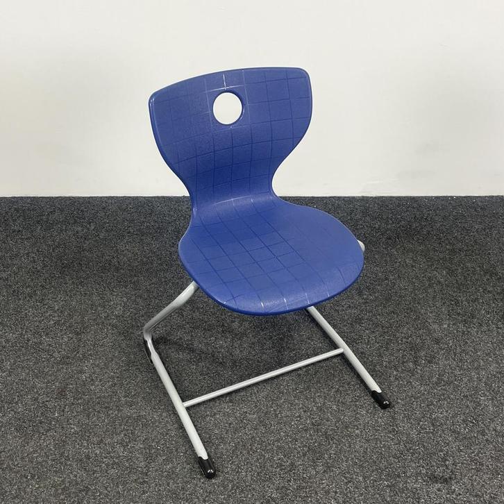 Blauwe Schoolstoel - PantoSwing Lupo | M Kuipzitting, Huis en Inrichting, Stoelen, Blauw, Gebruikt, Ophalen of Verzenden