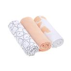 Lässig Hydrofiele luier swaddle doek Little Spookies peach, Verzenden, Nieuw