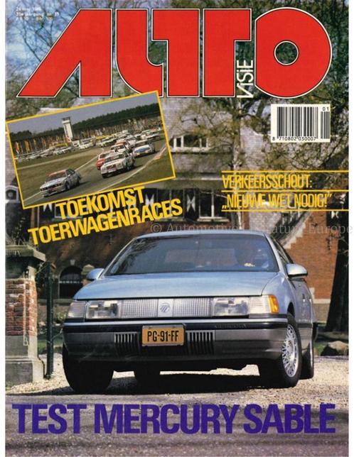 1986 AUTOVISIE MAGAZINE 11 NEDERLANDS, Boeken, Auto's | Folders en Tijdschriften
