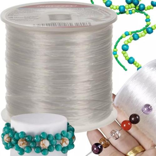 Kruzzel Elastisch Koord voor Sieraden – 40m Elastiek voor., Sieraden, Tassen en Uiterlijk, Armbanden, Nieuw, Ophalen of Verzenden