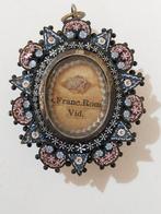 Reliekhouder - Zilver, micro-mozaïek - 1850-1900 - Sint