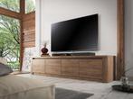 TV-Meubel in Eiken - 170x48x43cm - TV kast deuren, Huis en Inrichting, Kasten | Televisiemeubels, Overige materialen, Verzenden