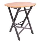 ViaMondo Premium Krukje Oval Bamboe, Caravans en Kamperen, Kampeeraccessoires, Nieuw