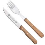 RÖR Solingen Steakmes - Vespermes - Gekarteld - Set met V.., Ophalen of Verzenden, Nieuw