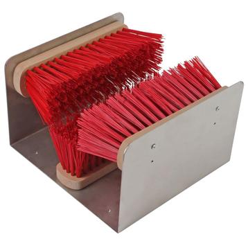 Talen Tools Voetenveger met 3 Borstels - Nylon Haren - Rood beschikbaar voor biedingen