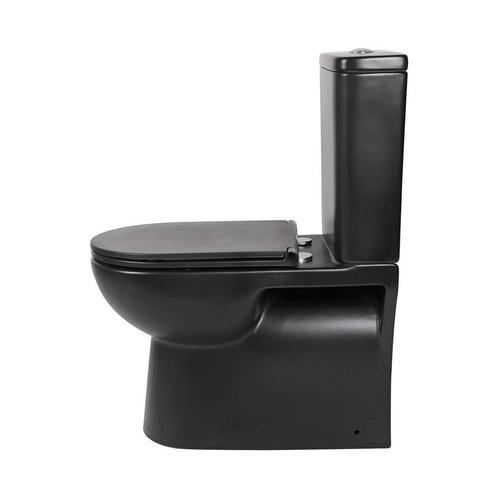 Toiletpot Differnz Staand Duoblok Rimless Mat Zwart, Doe-het-zelf en Verbouw, Sanitair, Ophalen of Verzenden