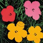 Kunstdruk Andy Warhol - Flowers C. 1964 - 60x60cm, Huis en Inrichting, Woonaccessoires | Schilderijen, Tekeningen en Foto's, Verzenden