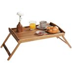 FSC® Acacia houten inklapbare bedtafel voor op bed met, Huis en Inrichting, Nieuw, Verzenden