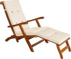 Ligbedkussen 173 x 43 x 6 cm Beige, Tuin en Terras, Ophalen of Verzenden, Nieuw
