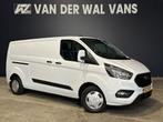 Ford Transit Custom 2.0 TDCI L2H1 Euro6 Airco | Navigatie |, Stof, Gebruikt, Wit, Dealer onderhouden