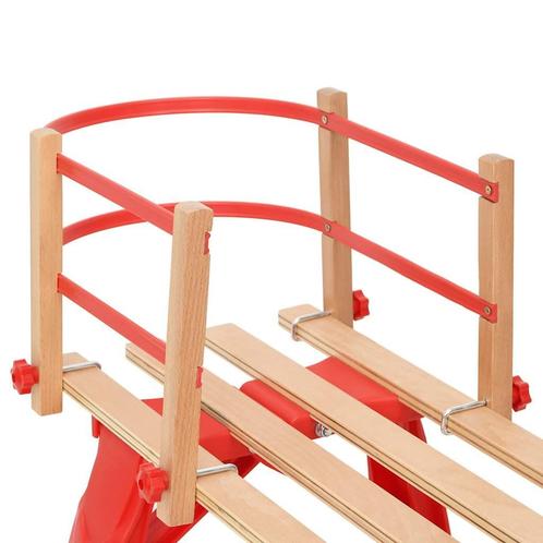 vidaXL Rugleuning voor slee multiplex rood, Kinderen en Baby's, Speelgoed | Buiten | Voertuigen en Loopfietsen, Nieuw, Verzenden