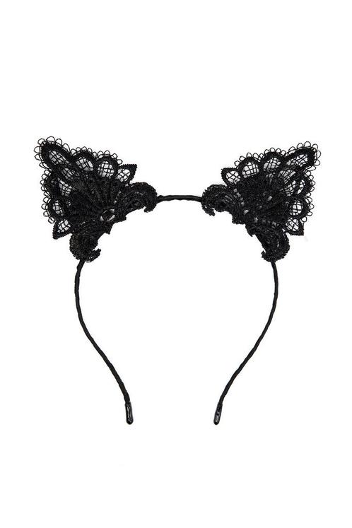 Haarband Kat Kant Zwart Kattenoortjes Diadeem Halloween Lace, Kleding | Dames, Carnavalskleding en Feestkleding, Accessoires, Nieuw