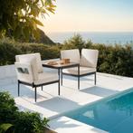 Tuinloungeset Magaluf, 5in1 functie, aluminiumframe - antrac, Tuin en Terras, Tuinsets en Loungesets, Verzenden, Nieuw