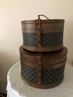 Doos (2) - Hout - hoedendozen, Antiek en Kunst