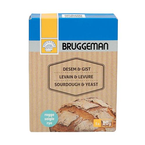 Bruggeman Desem & Gist (5x20gr), Hobby en Vrije tijd, Taarten en Cupcakes maken, Nieuw, Verzenden