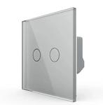 Livolo Touch LED Dimmer – Grijs | Dubbele Design Schakelaar, Doe-het-zelf en Verbouw, Elektra en Kabels, Ophalen of Verzenden
