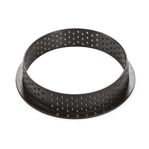 Silikomart Taartring Exoglass Geperforeerd Ø10x2 Set/4, Hobby en Vrije tijd, Taarten en Cupcakes maken, Nieuw, Verzenden