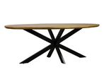 Eettafel Colorado ovaal mangohout 240x110 cm  - verjongde, Huis en Inrichting, Ophalen of Verzenden, Nieuw