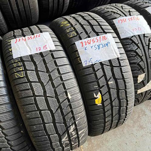 2 x Continental Winter TS830P 225-55-16 Winterbanden 7,5mm, Auto-onderdelen, Banden en Velgen, 16 inch, Winterbanden, 225 mm, Personenwagen