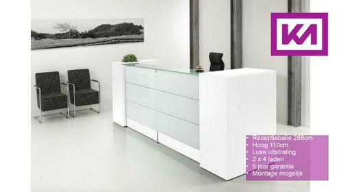 Receptiebalie | Groot model | Glaspanelen, Zakelijke goederen, Kantoor en Winkelinrichting | Kantoormeubilair en Inrichting, Receptie of Entree