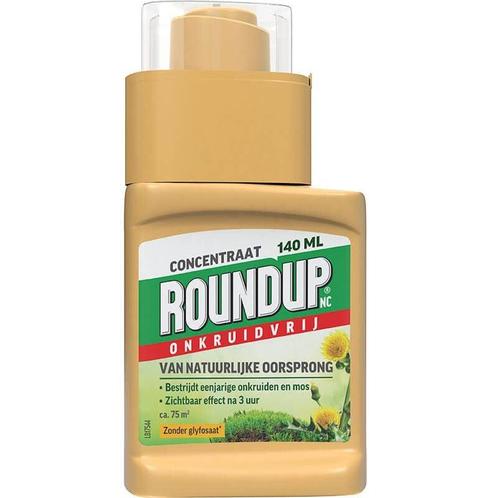 ROUNDUP® Natuurlijk Onkruidvrij Concentraat 140ml, Tuin en Terras, Overige Tuin en Terras, Ophalen of Verzenden