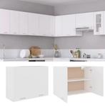 Witte Keuken Wandkast 80 cm – Met Deuren en Planke, Huis en Inrichting, Keuken | Keukenelementen, Verzenden, Nieuw