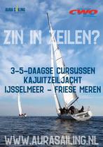 Leer dit jaar zeilen op een ruim en comfortabel zeiljacht!, Watersport en Boten, Kajuitzeilboten en Zeiljachten, Nieuw