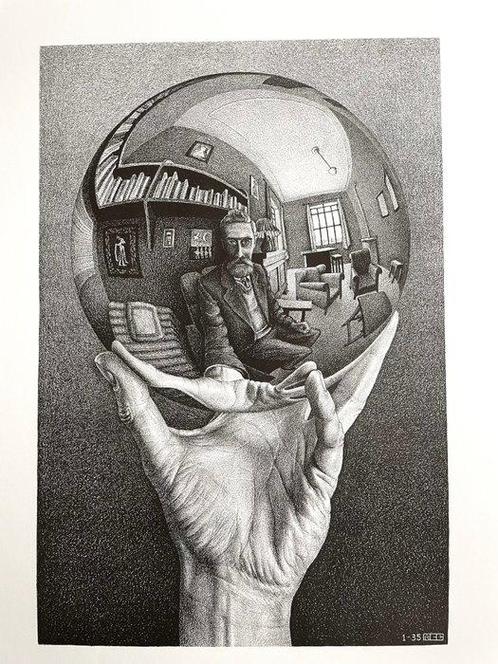 M.C. Escher (1898-1972), after - Hand with Reflecting Sphere, Antiek en Kunst, Antiek | Glas en Kristal