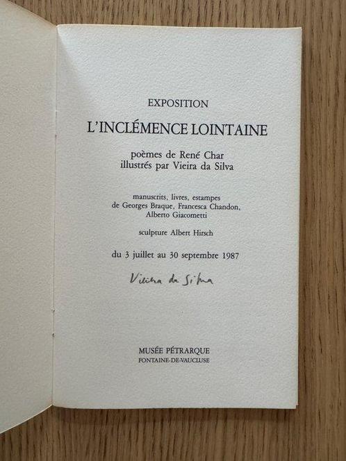 Signé ; Maria Helena Vieira da Silva / René Char -, Antiek en Kunst, Antiek | Boeken en Bijbels
