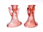 Val Saint Lambert - Kandelaar Victoria (2) - Glas - Luxval,, Antiek en Kunst, Antiek | Glas en Kristal