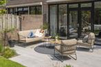 Prego 3-zits loungebank rope antraciet taupe Taste 4SO, Tuin en Terras, Ophalen of Verzenden, Nieuw