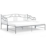 Uittrekbaar Logeerbed 90x200 - | Tweedekansje | OP=OP, Huis en Inrichting, Ophalen of Verzenden, Overige maten, Grijs, Overige maten