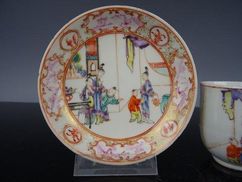 Kop en schotel - Porselein - Qianlong 1736-1795, Antiek en Kunst, Antiek | Overige Antiek
