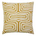 Kussen Java mosterd geel 45x45cm, Verzenden, Nieuw