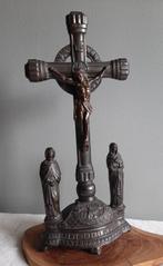 Antiek Crucifix - Messing - 1850-1900, Antiek en Kunst