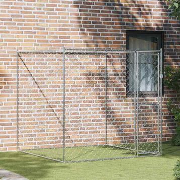 vidaXL Hondenbench 2 x 2 x 2 m Staal beschikbaar voor biedingen