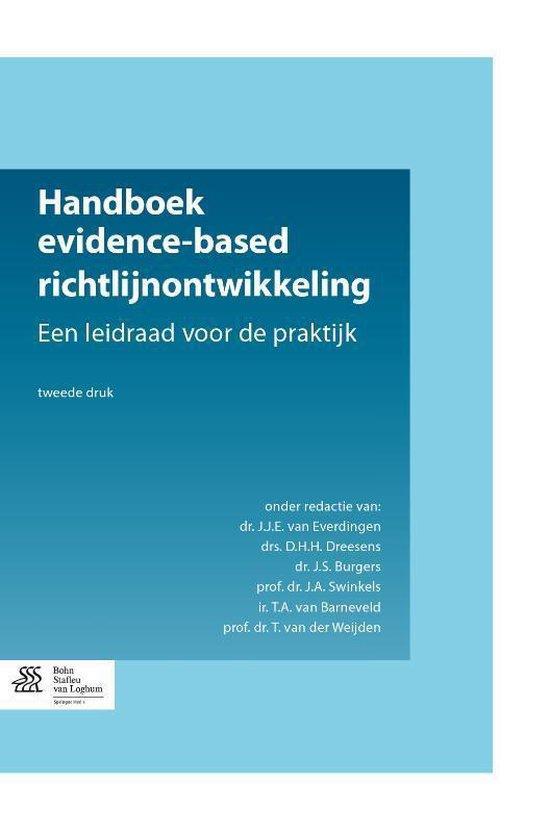 9789036802666 Handboek evidence-based richtlijnontwikkeling, Boeken, Schoolboeken, Zo goed als nieuw, Verzenden