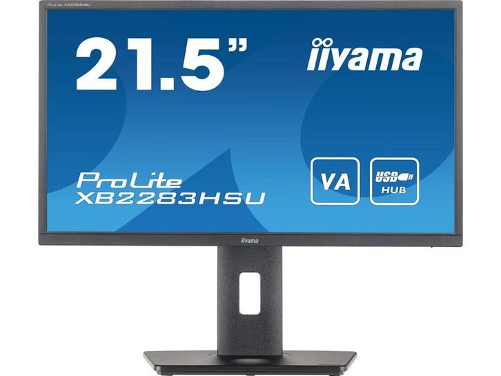 Iiyama ProLite XB2283HSU-B1 - 21,5 Monitor - VA-paneel 1ms, Computers en Software, Monitoren, Zo goed als nieuw, Verzenden