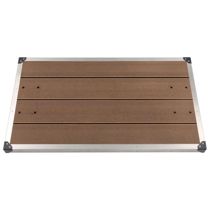 RVS Douchebak 110x62 cm | OP = OP | Tuin & Zwembad Deal, Doe-het-zelf en Verbouw, Sanitair, Nieuw, Rvs, Douche, Ophalen of Verzenden